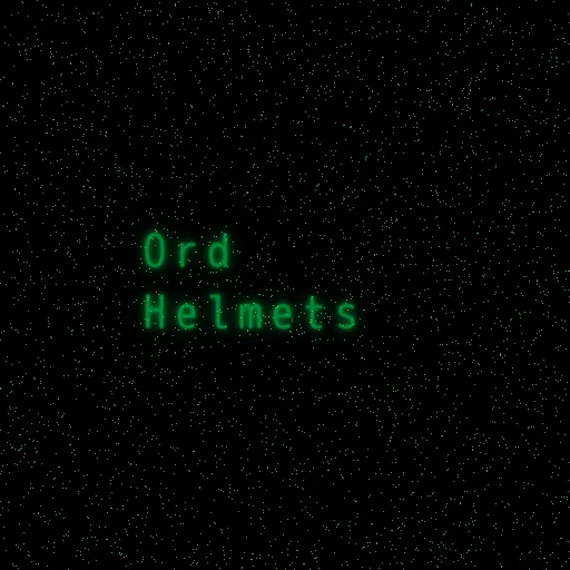 Ord Helmets collection artwork